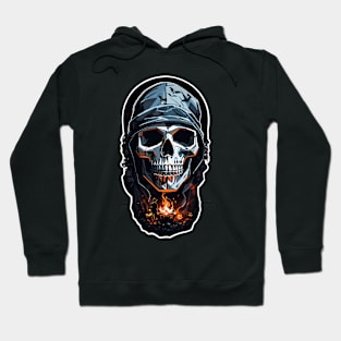 skull campfire Hoodie